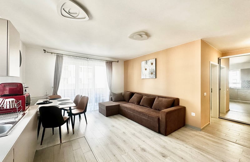 Rental of a cozy 3-room apartment, 70 m², in Brașov, Romania